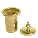 Theiere En Verre Avec Couvercle Doré 550ml