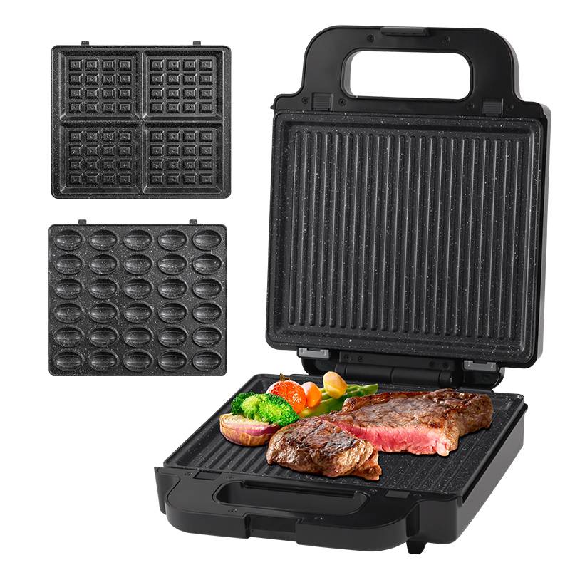 Appareil de Cuisson 3en1 Zouza , Panini , Gauffre Lexical 1400W