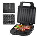 Appareil de Cuisson 3en1 Zouza , Panini , Gauffre Lexical 1400W