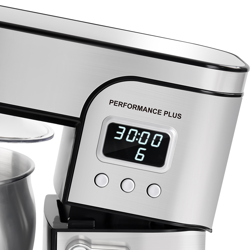 Robot Pétrin 3en1 Lexical Avec afficheur 1300W Argent