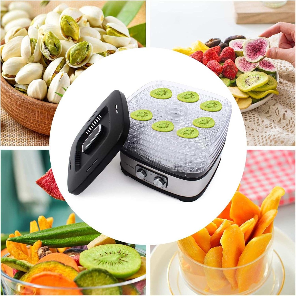 Déshydrateur Alimentaire Electrique A 4 niveaux Lexical 240W