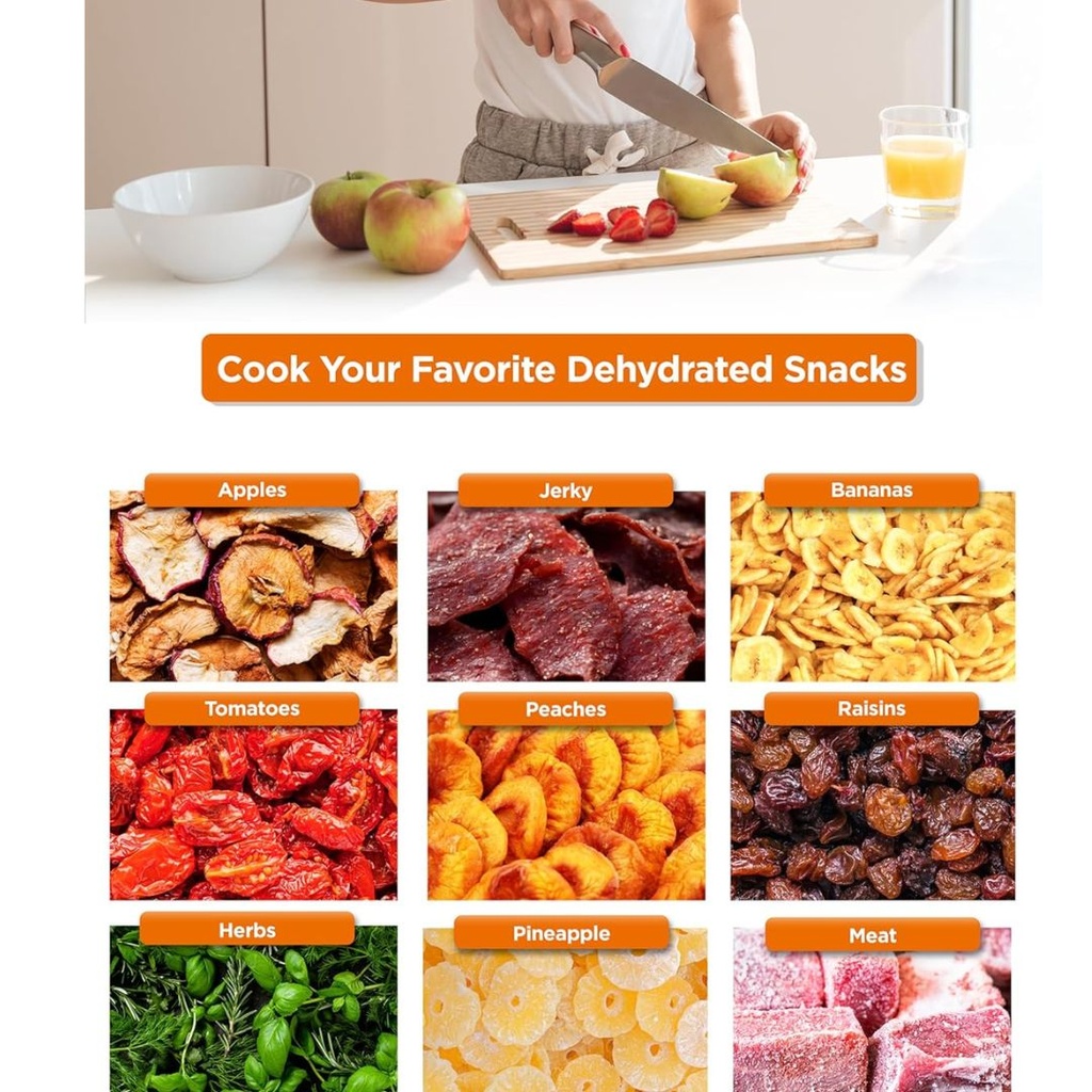 Déshydrateur Alimentaire Electrique A 4 niveaux Lexical 240W