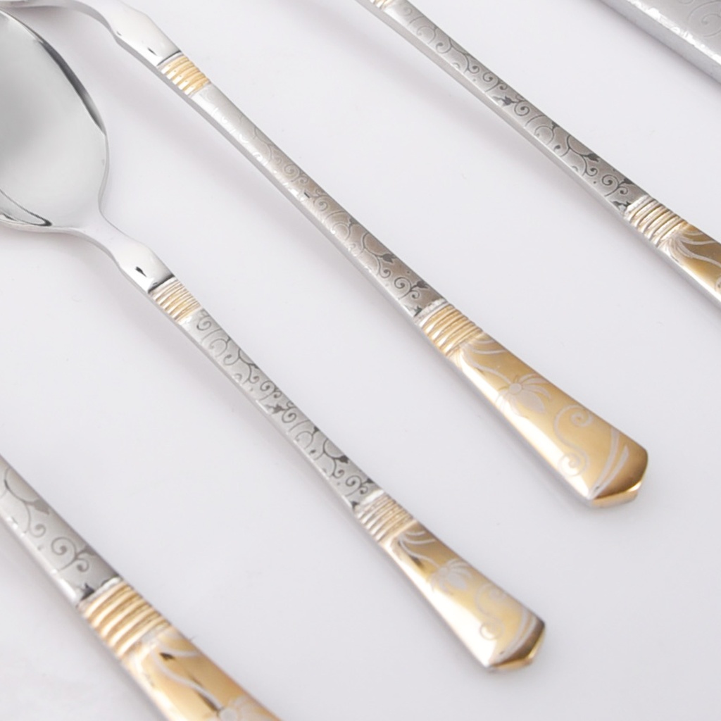 Coffret Ménagère De Cuisine 75 Pièces Golden House - Model 2