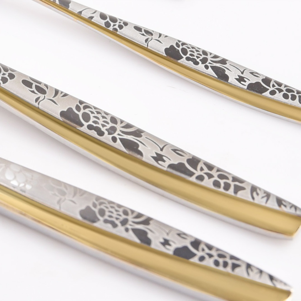 Coffret Ménagère De Cuisine 75 Pièces Golden House - Model 3