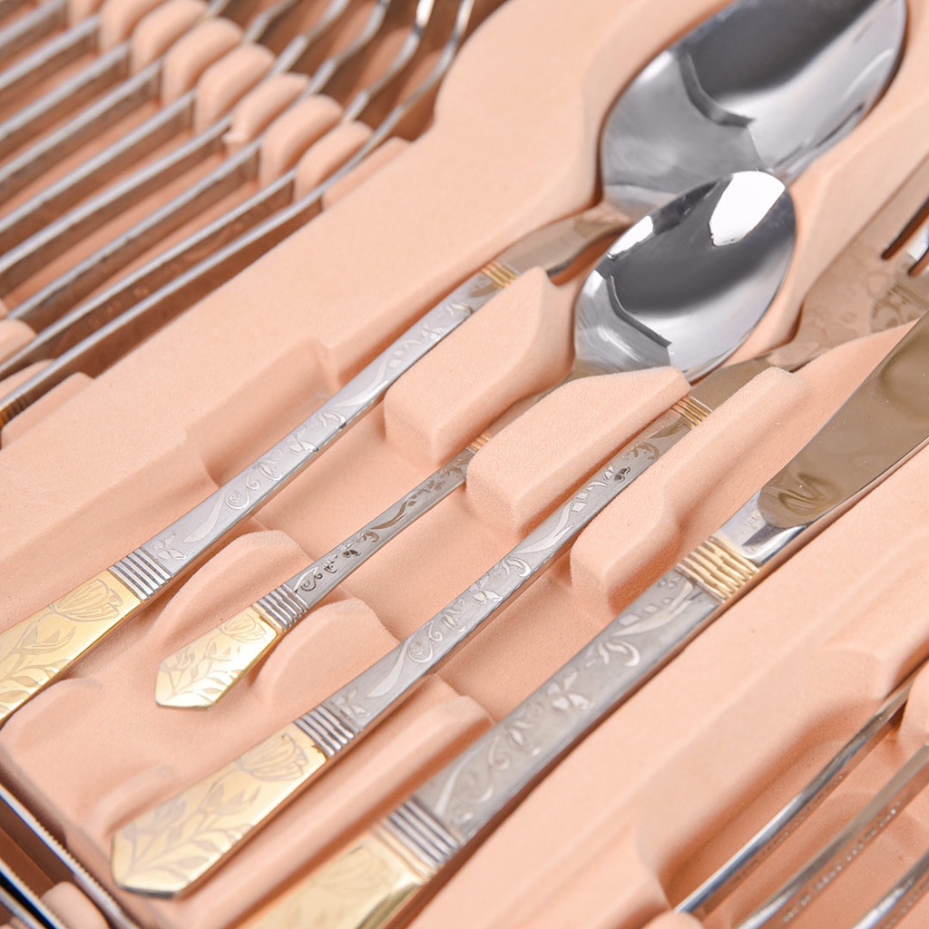 Coffret Ménagère De Cuisine 86 Pièces Golden House - Model 3