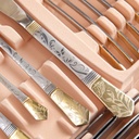 Coffret Ménagère De Cuisine 86 Pièces Golden House - Model 3