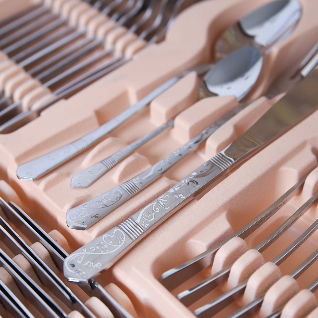 Coffret Ménagère De Cuisine 86 Pièces Golden House - Model 6