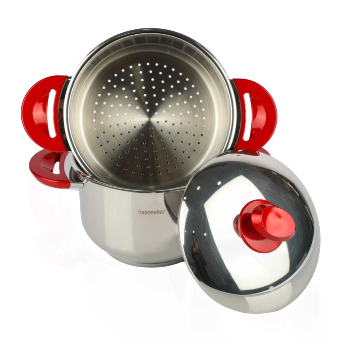 Couscoussier Inox Hascevher 4 Litres 20 cm