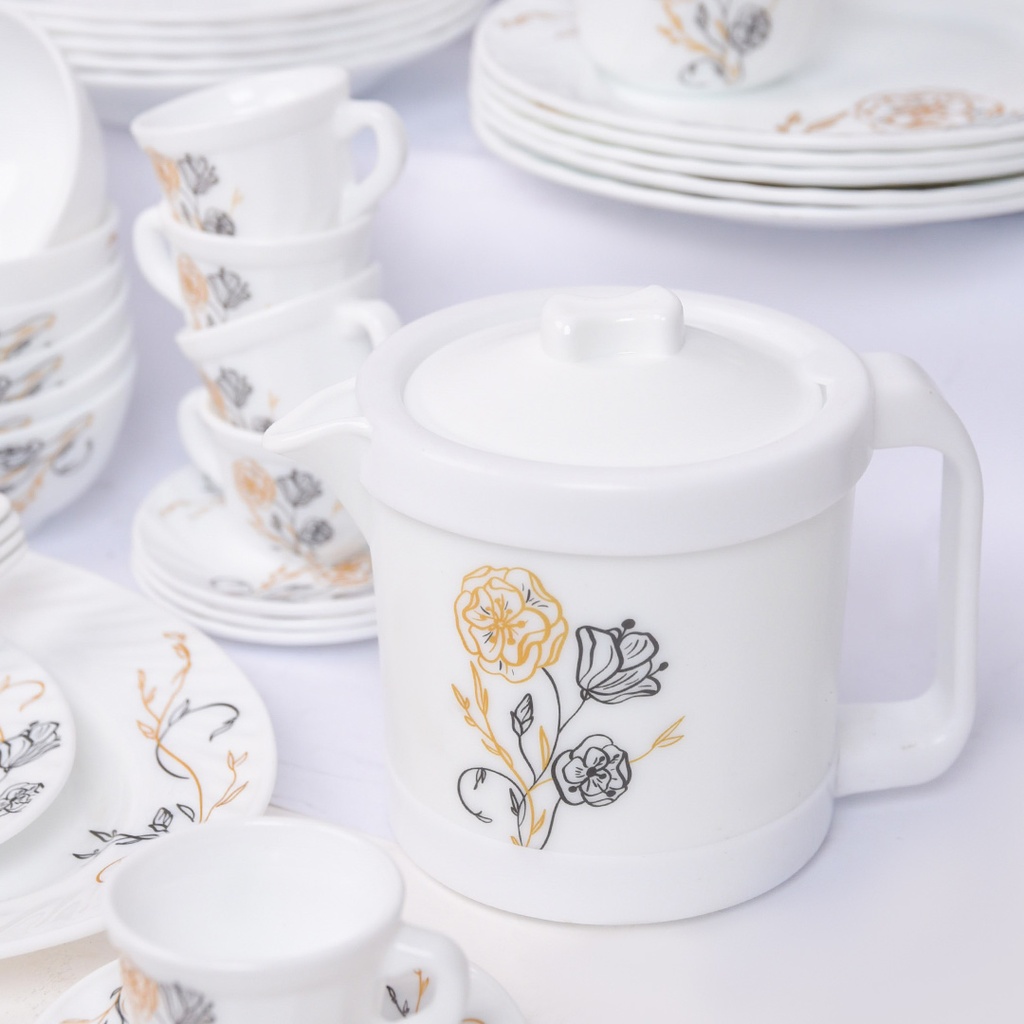 Service a Table en Porcelaine 64 Pièces IRIS Rond  - Model 3