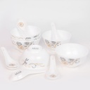 Service a Table en Porcelaine 64 Pièces IRIS Rond  - Model 3