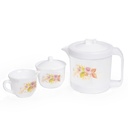 Service a Table en Porcelaine 64 Pièces IRIS Rond  - Model 2