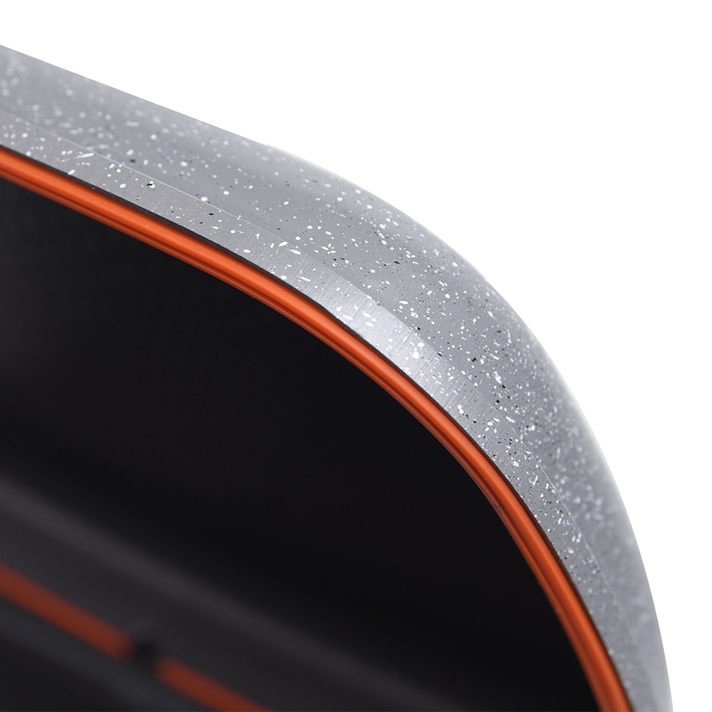 Poêle Grille Double Face 36*25cm -Gris