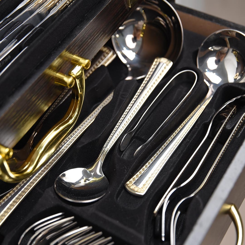 Coffret Ménagère De Cuisine 72 Pièces Lines Model 1