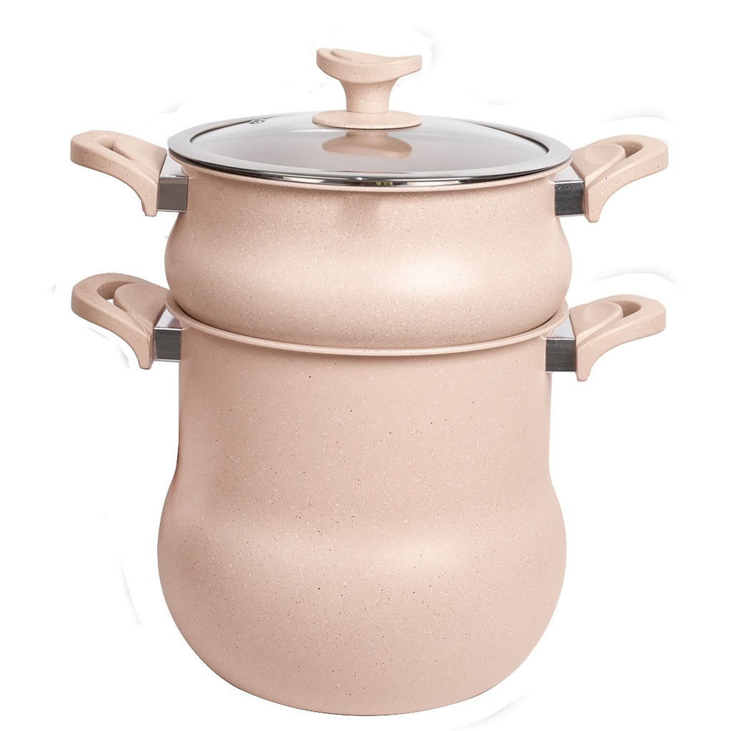 Couscoussier Granite Lines 8L 22 cm Beige