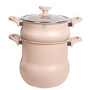 Couscoussier Granite Lines 8L 22 cm Beige