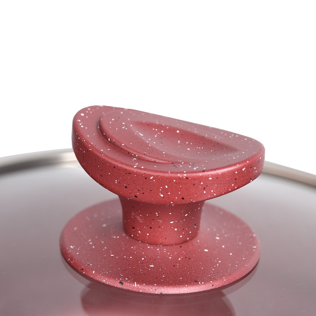 Couscoussier Granite Lines 22 cm Rouge