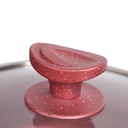 Couscoussier Granite Lines 20 cm Rouge