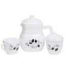 Service a Table en Porcelaine 64 Pièces IRIS Carré - Model 1