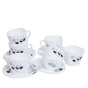 Service a Table en Porcelaine 64 Pièces IRIS Carré - Model 1