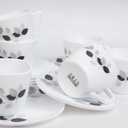 Service a Table en Porcelaine 64 Pièces IRIS Carré - Model 1