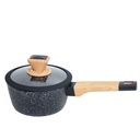 Batterie De Cuisine Sizar 21 Pièces Granite -Noir