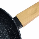 Batterie De Cuisine Sizar 21 Pièces Granite -Noir