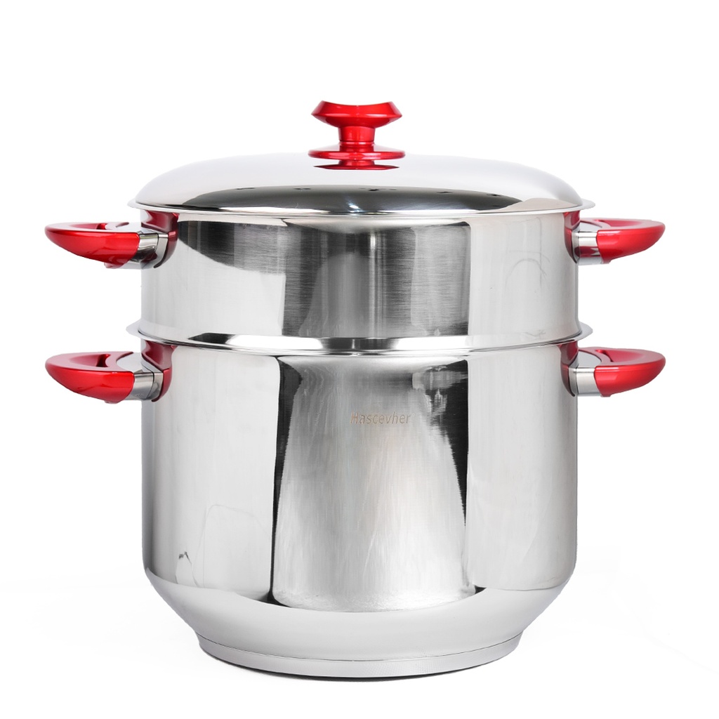 Couscoussier Inox Hascevher 16 Litres 30 cm