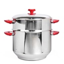 Couscoussier Inox Hascevher 16 Litres 30 cm