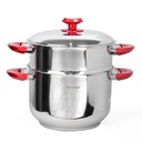 Couscoussier Inox Hascevher 12 Litres 28 cm