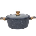 Batterie De Cuisine Sizar 21 Pièces Granite - Gris