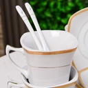 Service à Table 72 Pièces en Porcelaine Florence M3- Carré