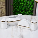 Service à Table 72 Pièces en Porcelaine Florence M4- Carré