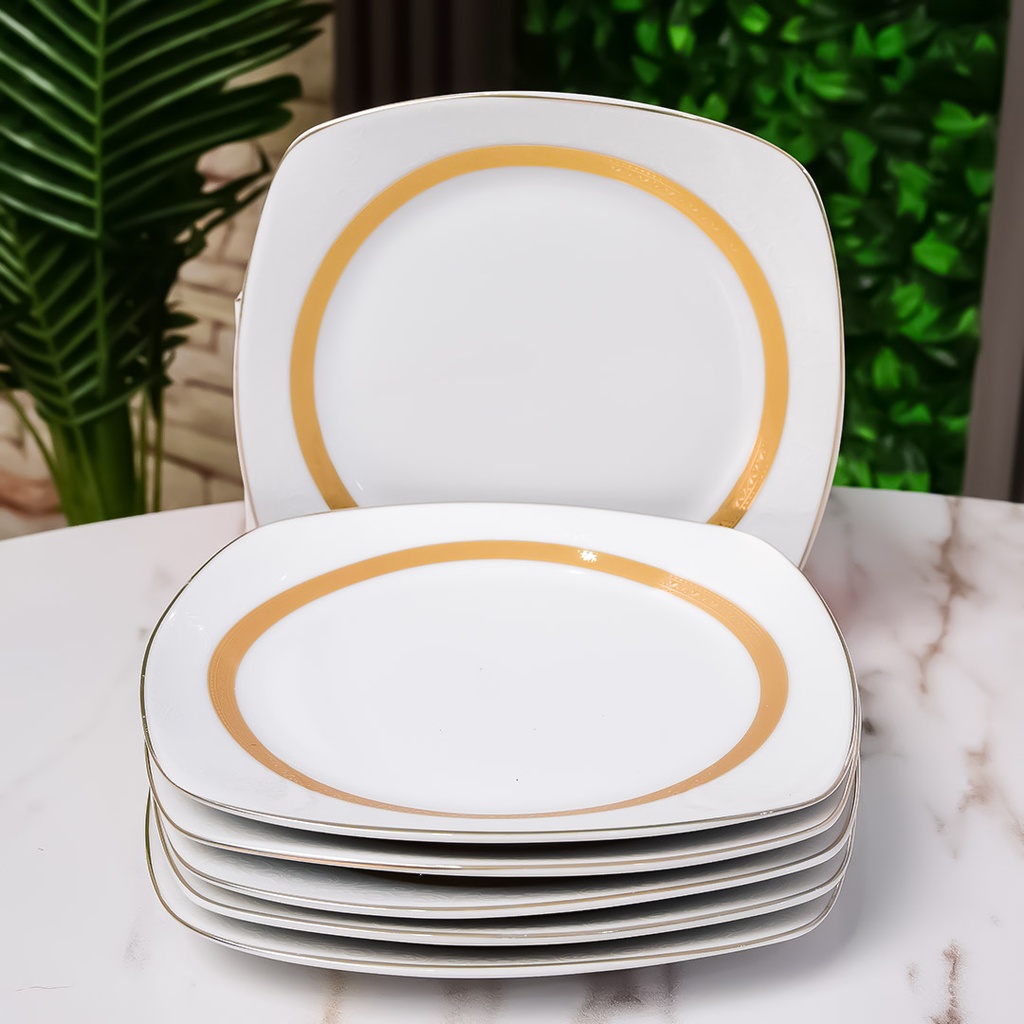 Service à Table 72 Pièces en Porcelaine Florence M2- Carré