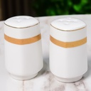 Service à Table 72 Pièces en Porcelaine Florence M2- Carré