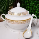 Service à Table 72 Pièces en Porcelaine Florence M3- Rond