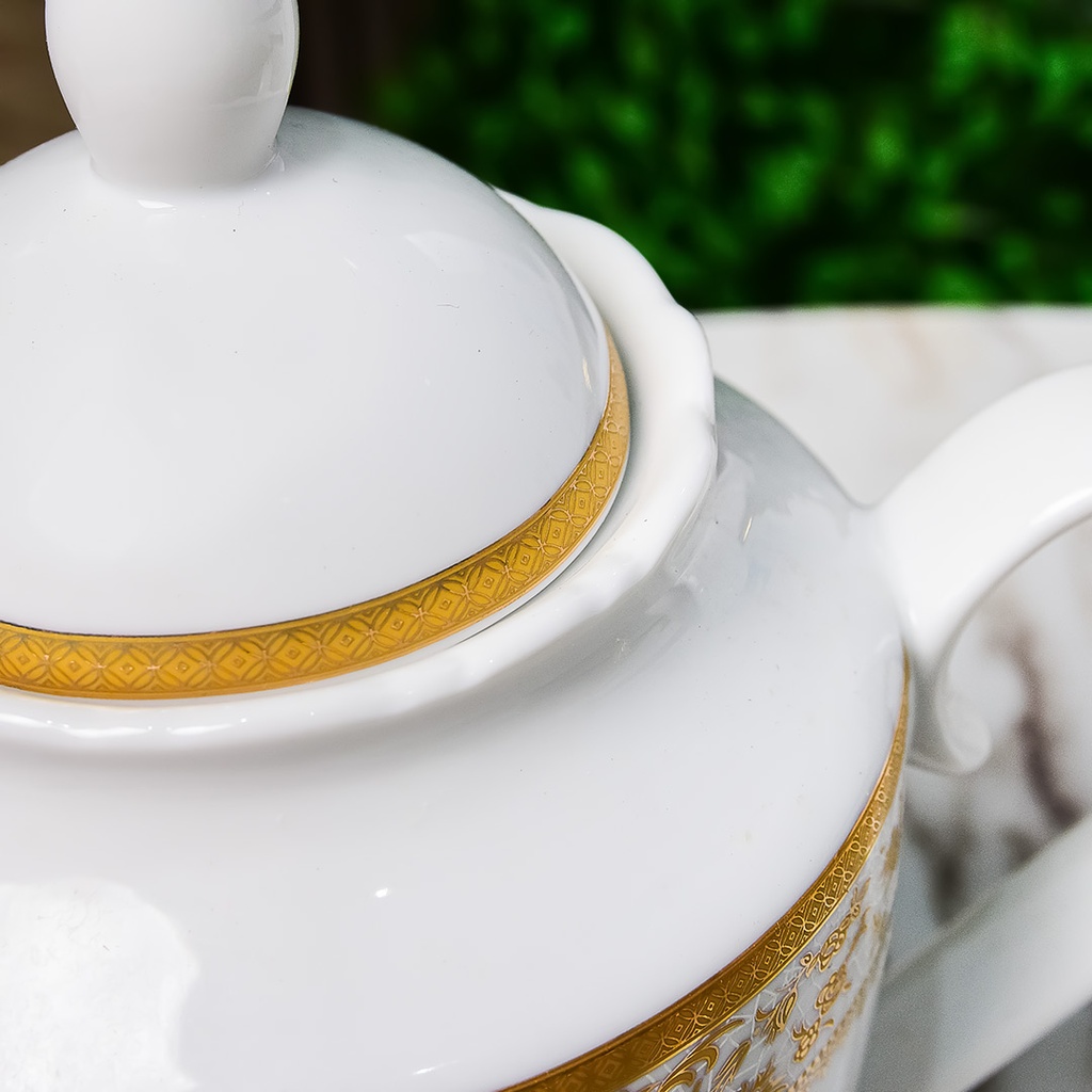 Service à Table 72 Pièces en Porcelaine Florence M3- Rond