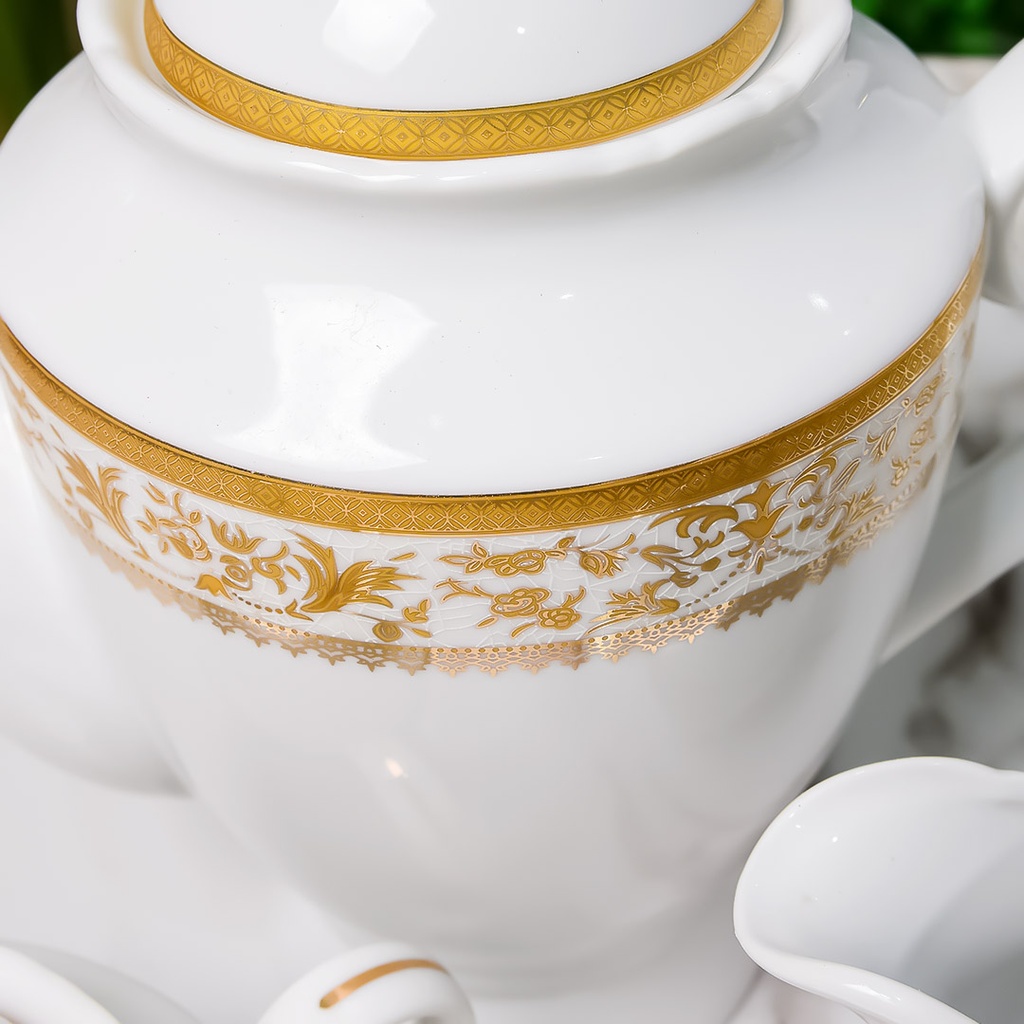 Service à Table 72 Pièces en Porcelaine Florence M3- Rond