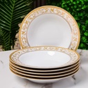 Service à Table 72 Pièces en Porcelaine Florence M3- Rond