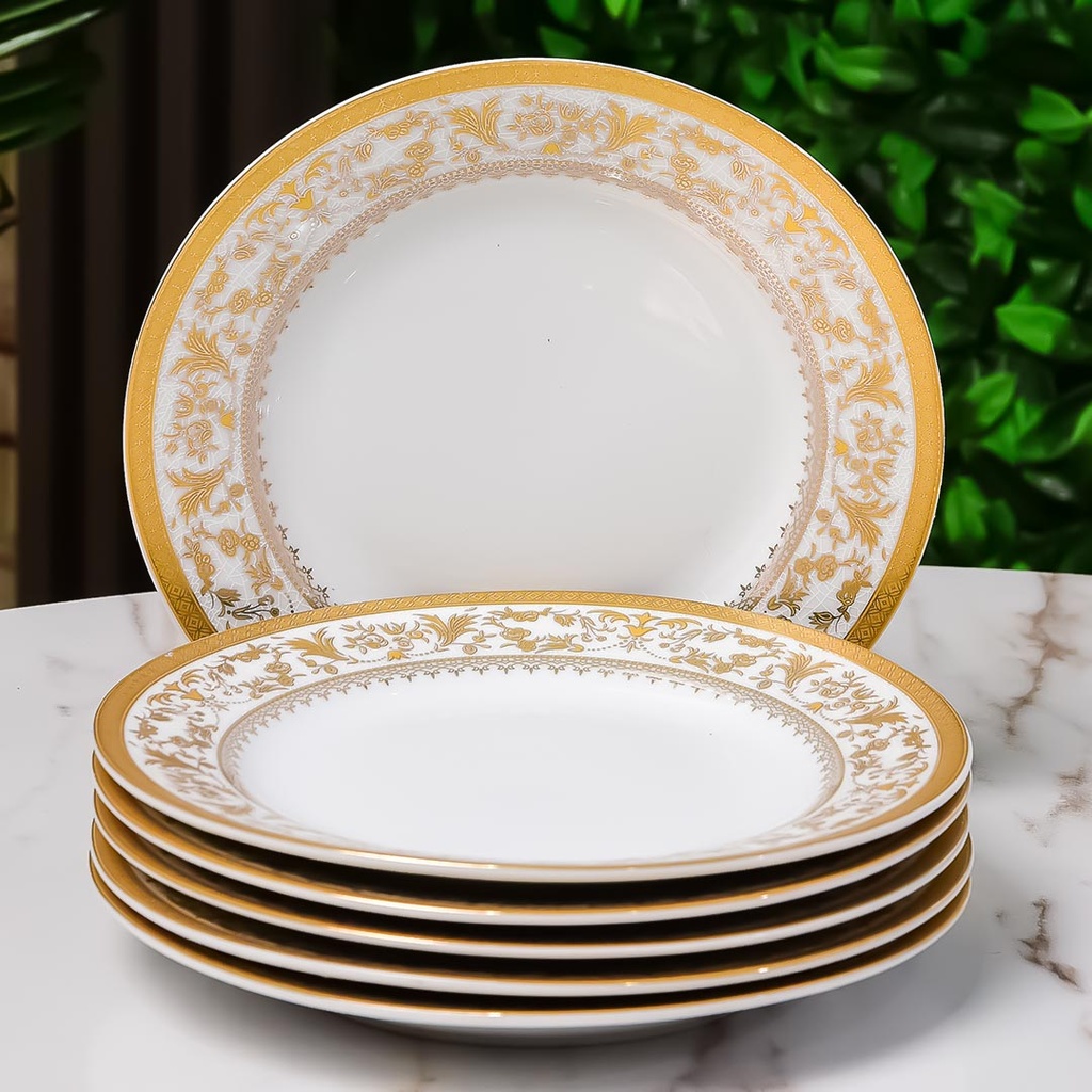 Service à Table 72 Pièces en Porcelaine Florence M3- Rond