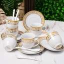 Service à Table 72 Pièces en Porcelaine Florence M3- Rond