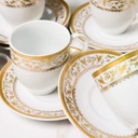 Service à Table 72 Pièces en Porcelaine Florence M3- Rond