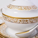 Service à Table 72 Pièces en Porcelaine Florence M3- Rond