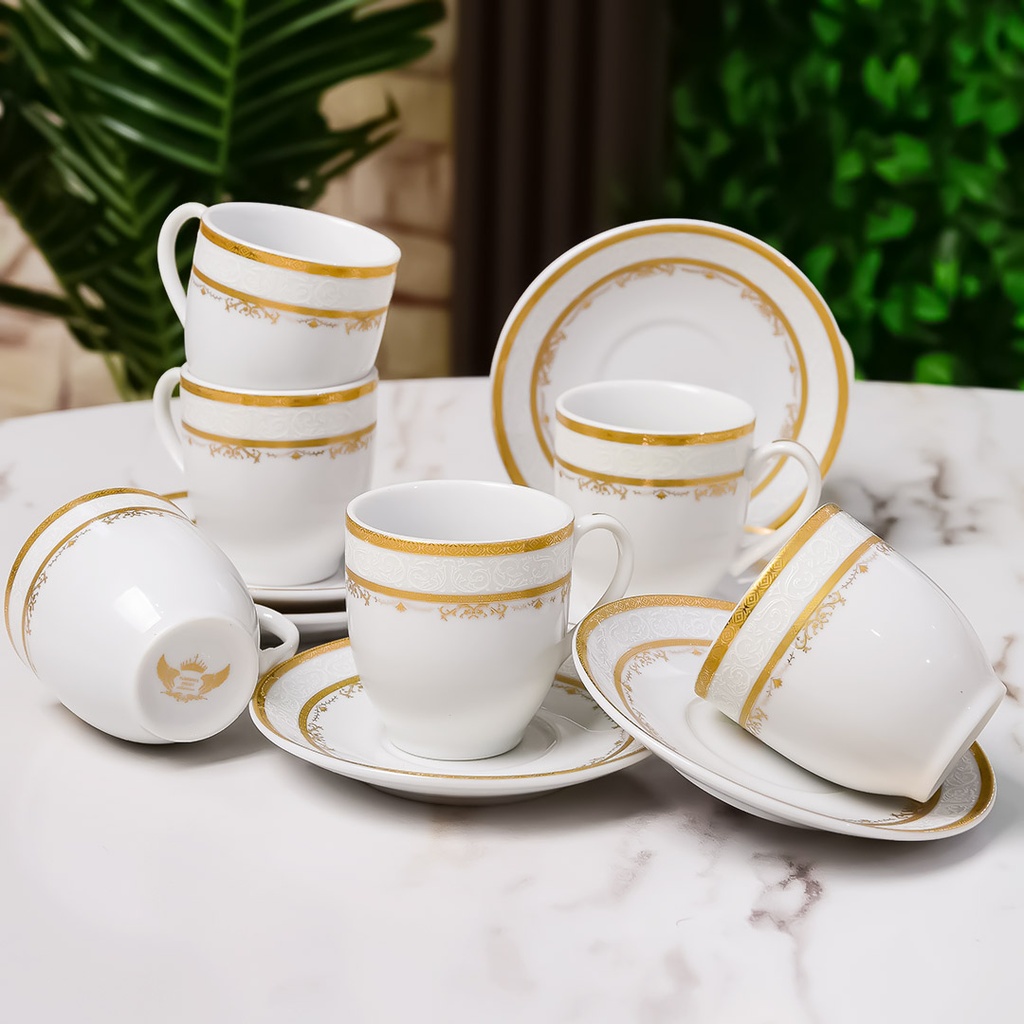 Service à Table 72 Pièces en Porcelaine Florence M2- Rond