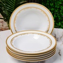 Service à Table 72 Pièces en Porcelaine Florence M2- Rond