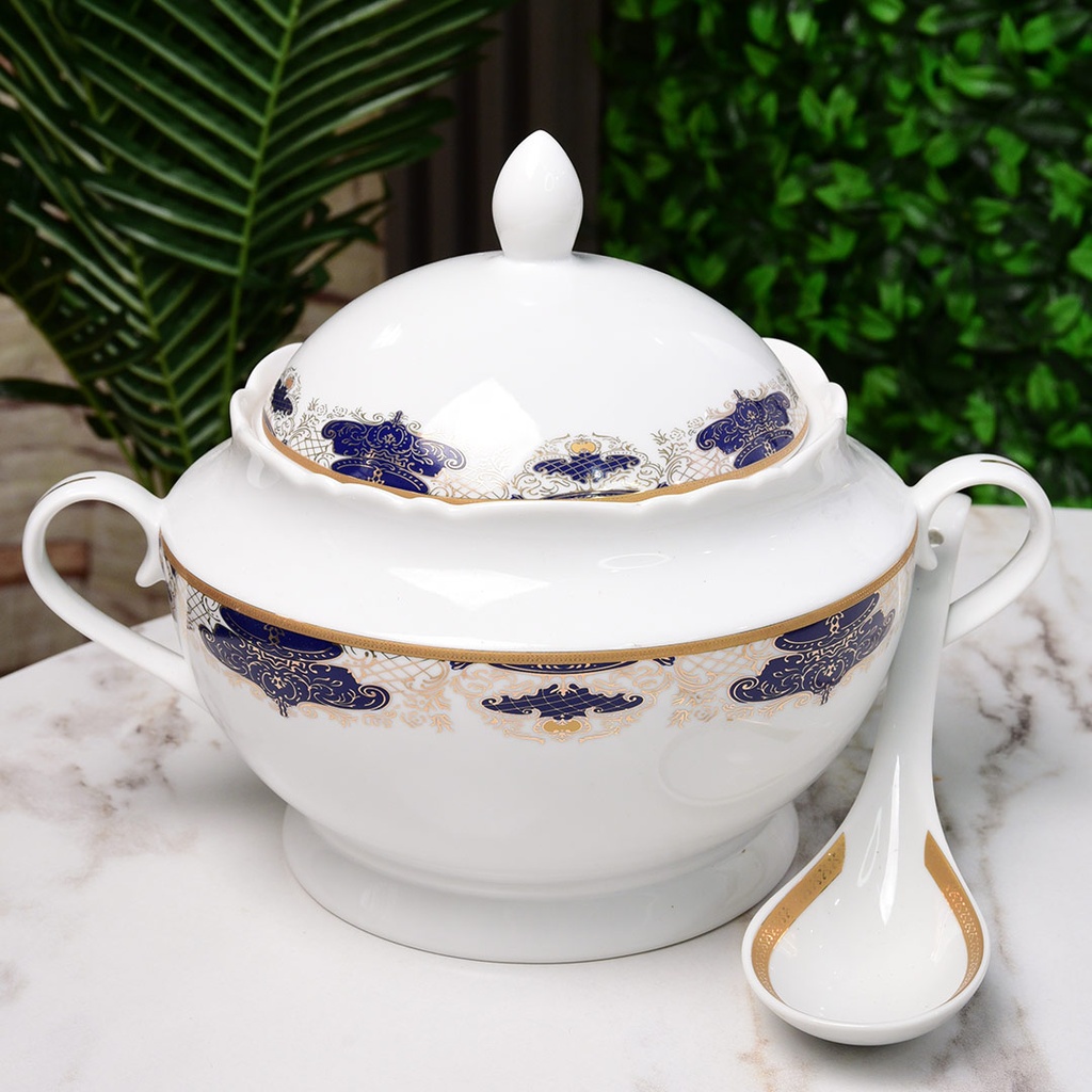 Service à Table 72 Pièces en Porcelaine Florence M1- Rond