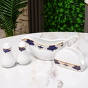 Service à Table 72 Pièces en Porcelaine Florence M1- Rond