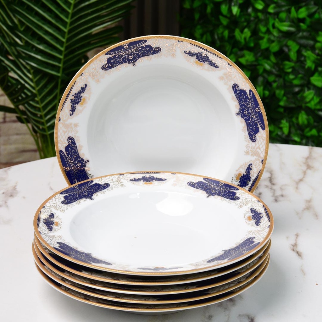 Service à Table 72 Pièces en Porcelaine Florence M1- Rond