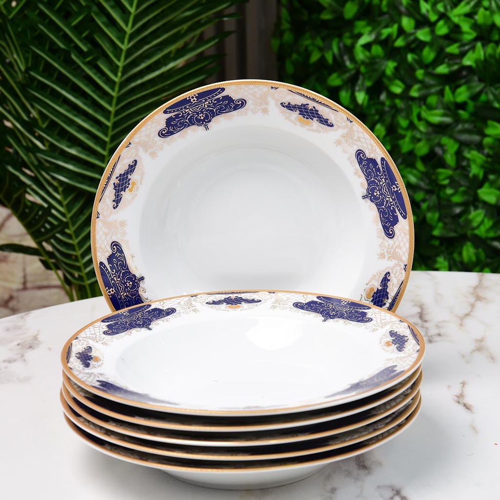 Service à Table 72 Pièces en Porcelaine Florence M1- Rond