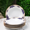 Service à Table 72 Pièces en Porcelaine Florence M1- Rond