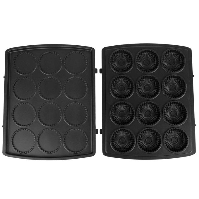 Appareil De Cuisson 4en1 Florence Panini Gaufre Zouza Maamoul (Blanc)